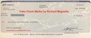 David Magnellie Spam Bank Check