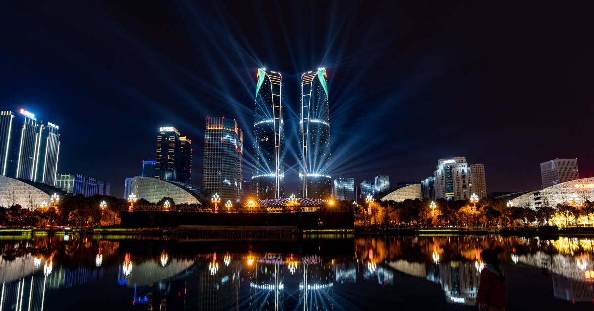 Gratte-ciel et centres urbains de Chengdu