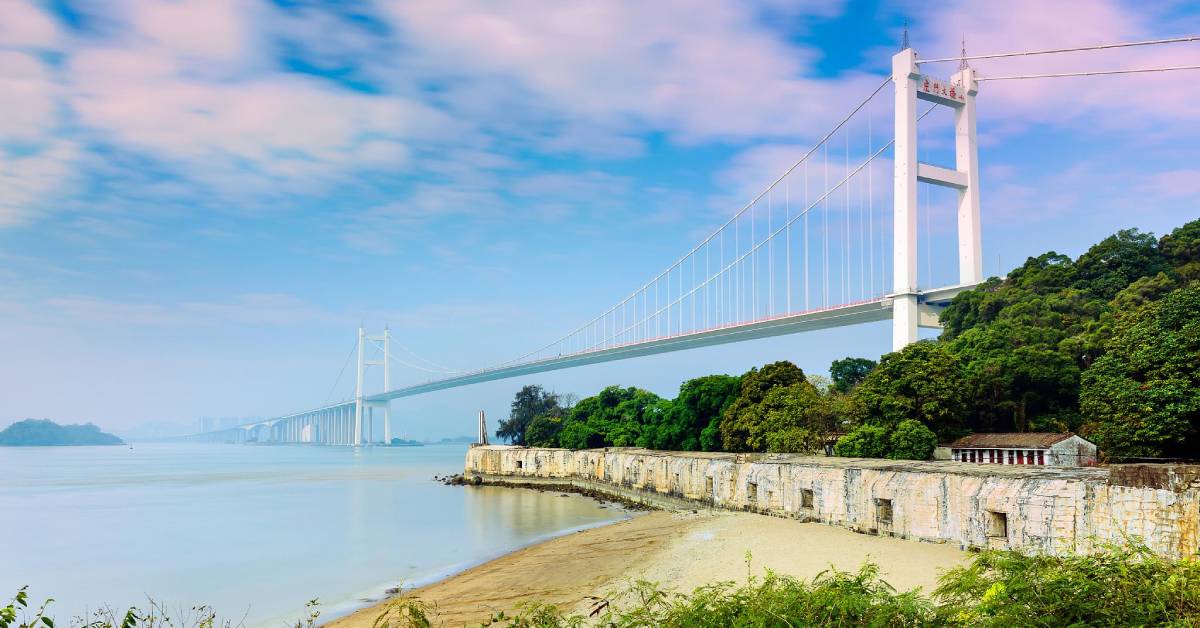 Puente Humen sobre el Río de las Perlas